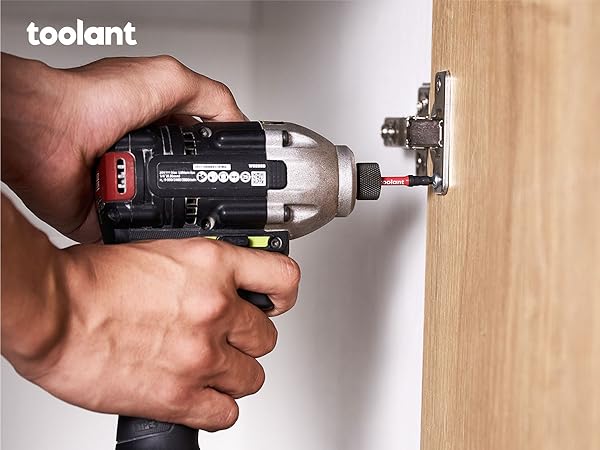 toolant Robertson Bits Set, Square Drill Bit Impact S2 Steel with