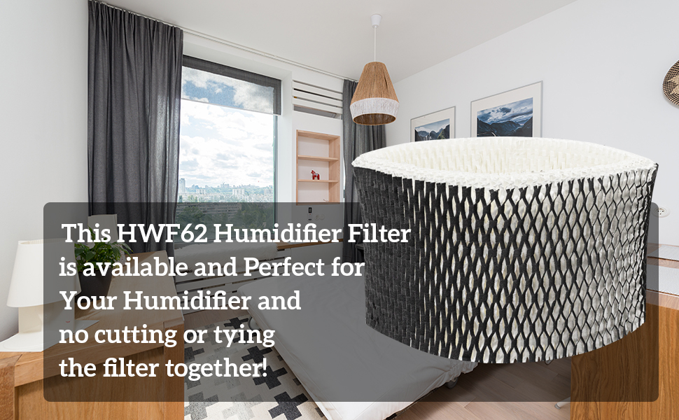 PERTF Humidifier Filter 2Pack HWF62 Replacement for