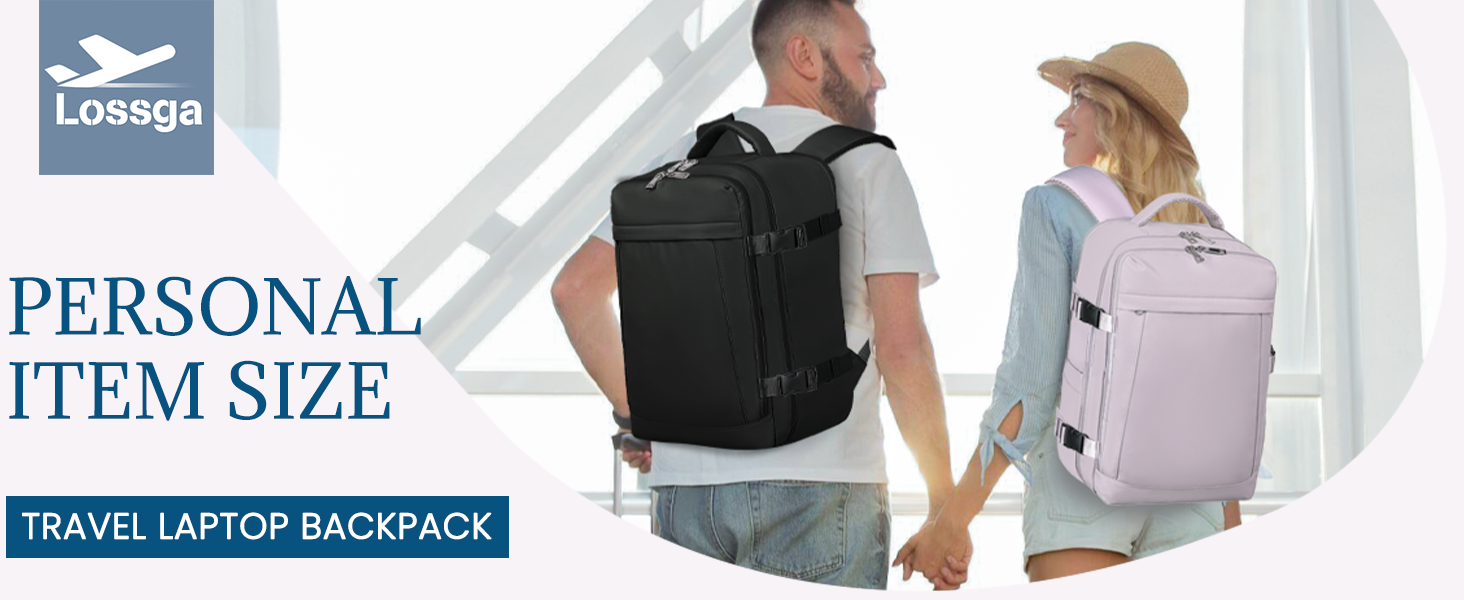 Lossga Travel Backpack Spirit Airlines Personal Item Bag