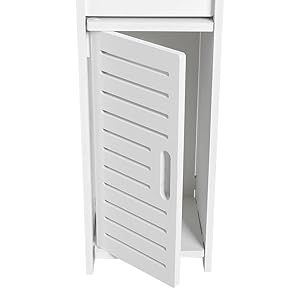 White Bathroom Cabinet Drawer Chest of Drawers