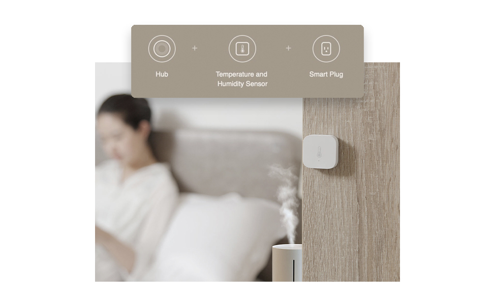 Aqara Temperature and Humidity Sensor, Requires AQARA HUB, Not Support
