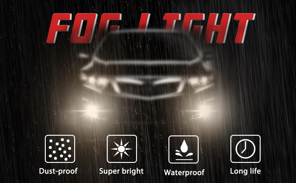 Dirving Fog Lights Lamps Replacement for 20152020 Ford F150 4 Inch LED