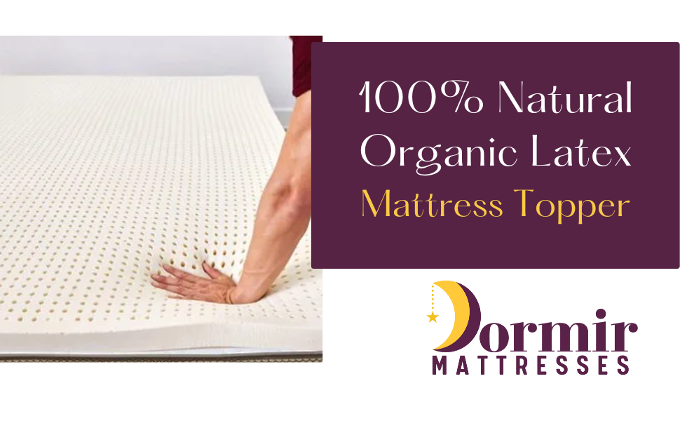 Dormir True Green Premium 100 Natural Organic Latex Mattress Topper (3