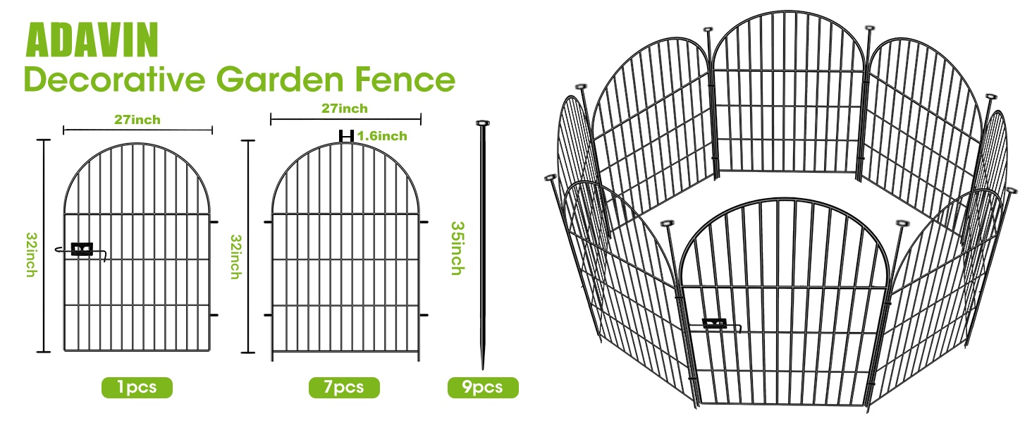 dog garden fence tall with gate