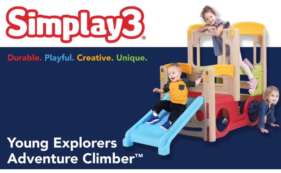 Simplay3 Young Explorers Adventure Climber Indoor Outdoor Crawl Climb