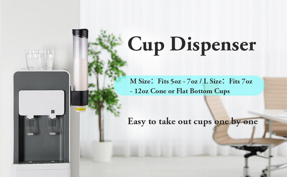 VisionKids Cup Dispenser Fits 5oz 7oz Cone or Flat