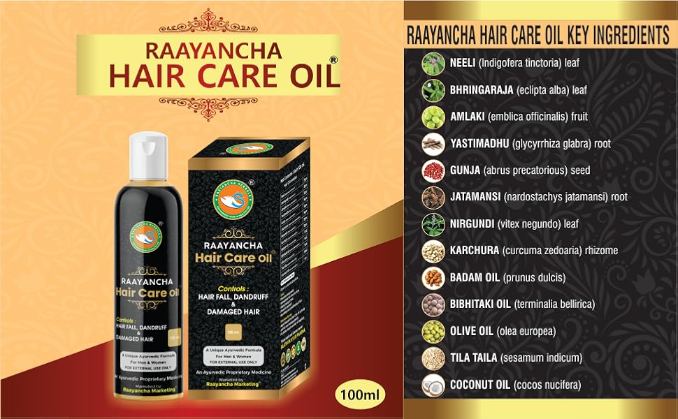 raayancha hair care oil key ingredients