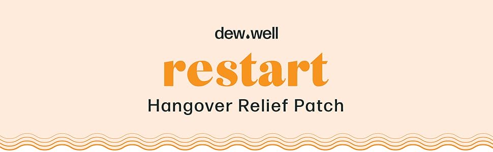 dew well hangover relief patch