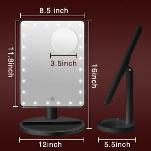 makeup mirror with light