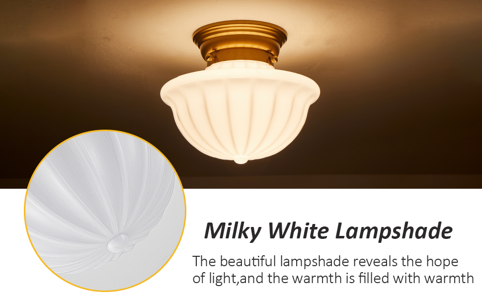semi flush mount ceiling light