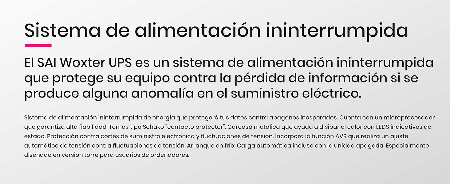 woxter sistema sai