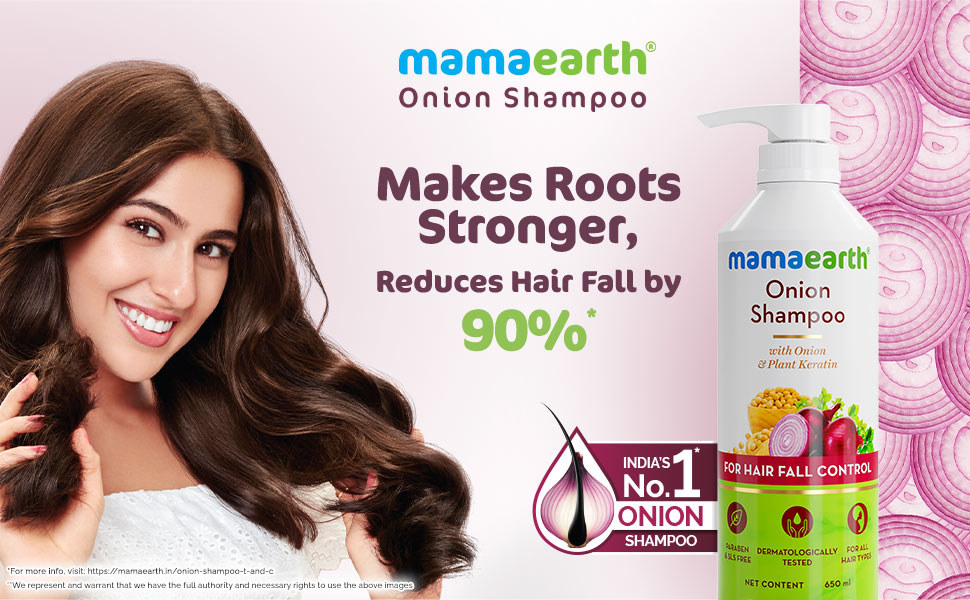 Mamaearth Onion Shampoo