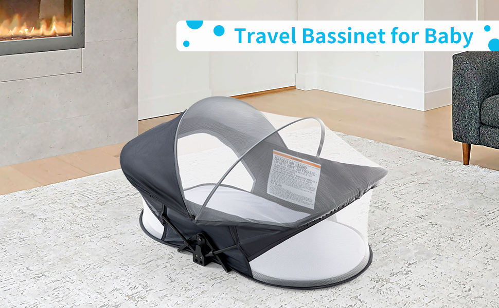 Sporary Travel Portable Travel Crib Infant Travel Bed