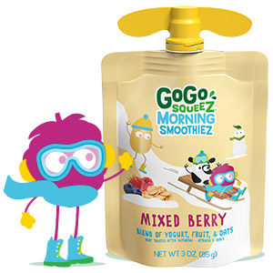 GoGo squeeZ Morning SmoothieZ, Mixed Berry