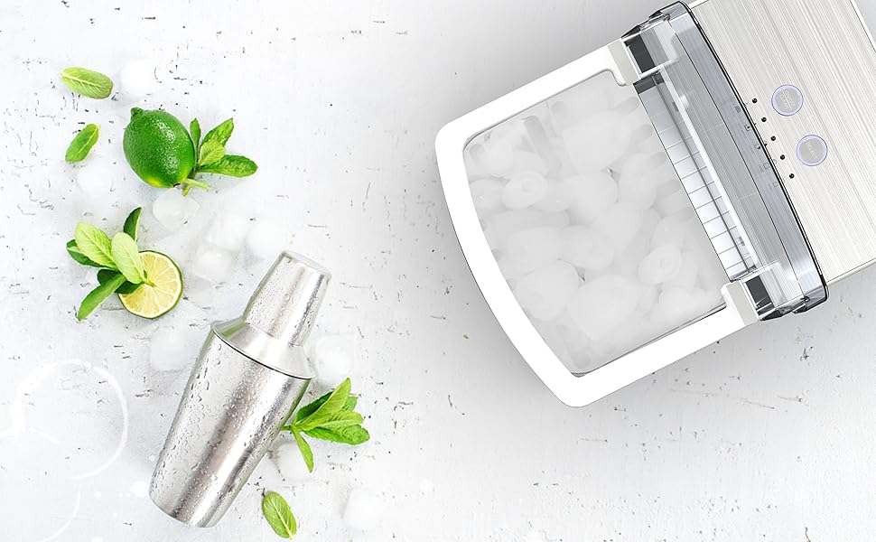 Ice Maker Machine for Countertop, Dreamiracle Ice Cubes