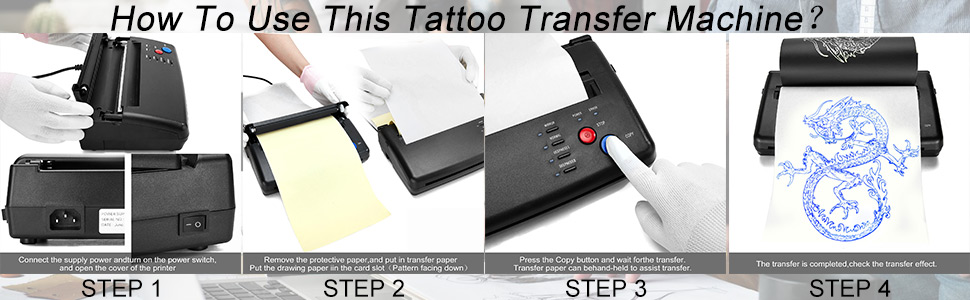 How To Use This Tattoo Transfer Machine