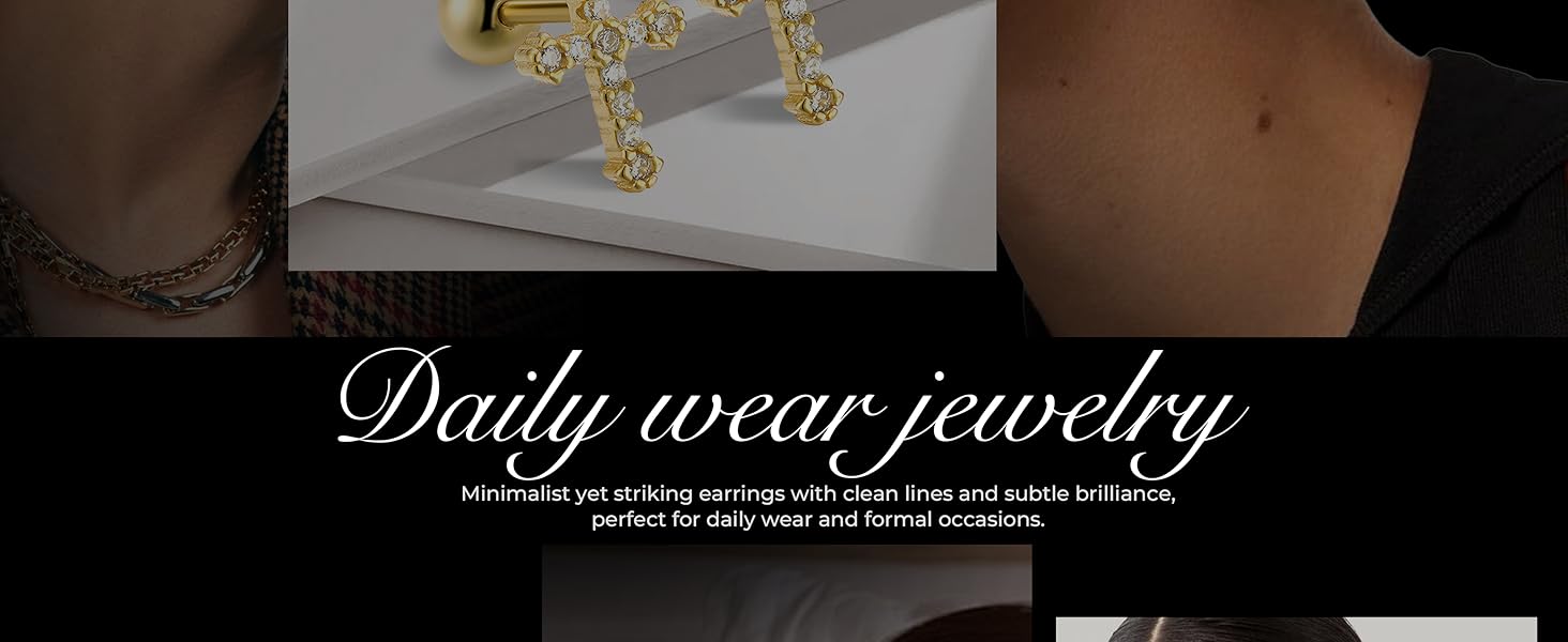 Cross Earrings