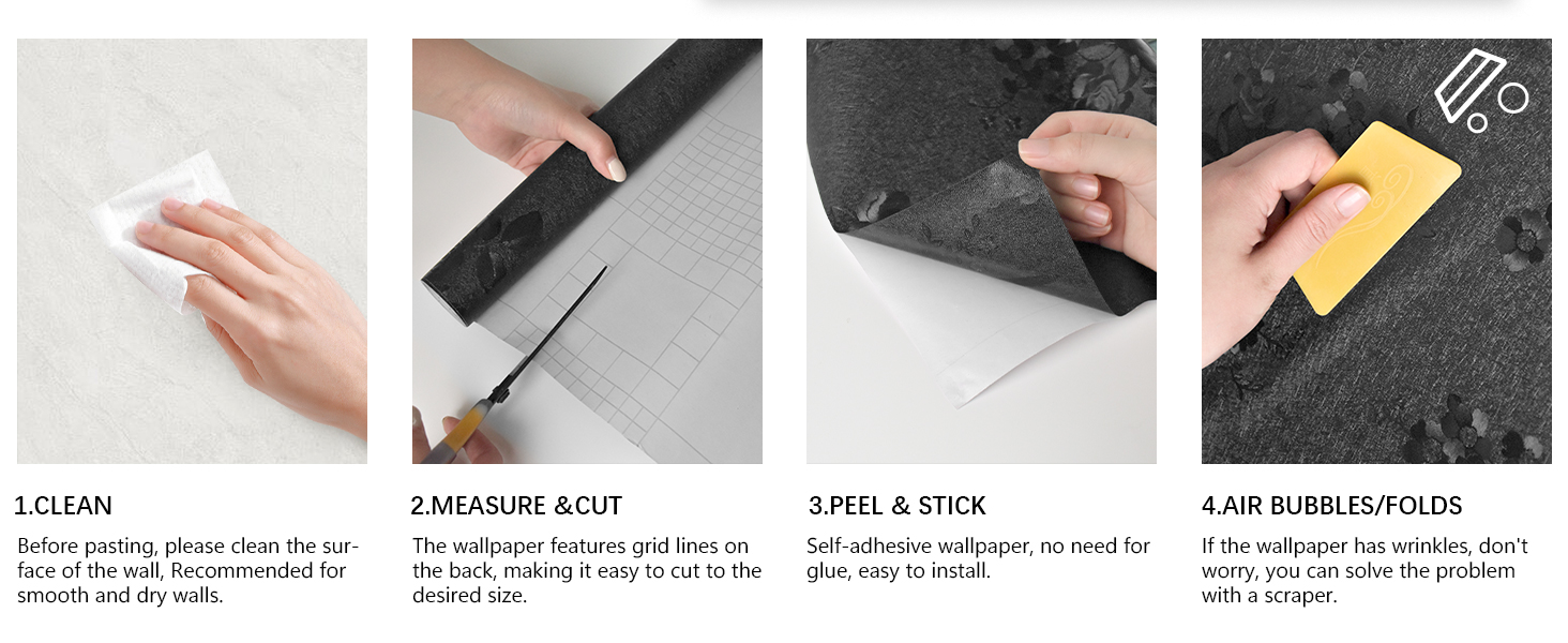 Wallpaper installation steps