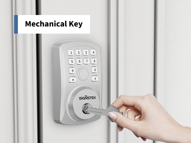 Signstek Fingerprint Door Lock, Keyless Entry Smart Door Lock