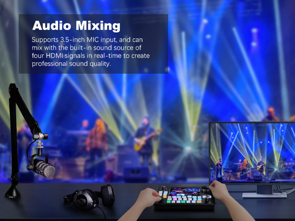 FoMaKo Video Mixer Switcher