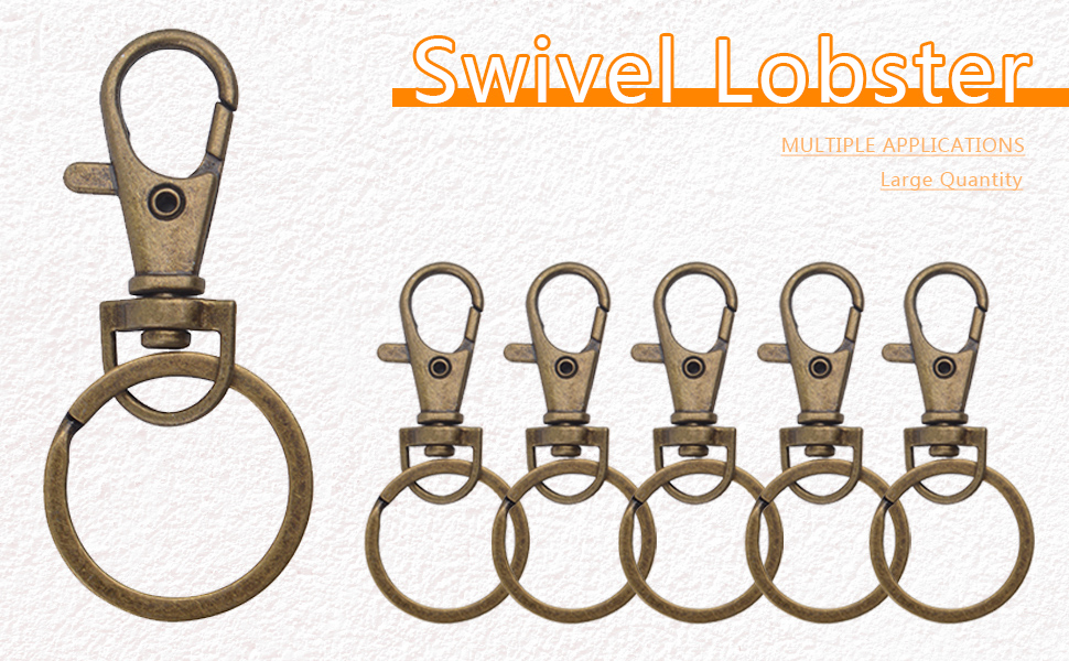 Bronze Lobster Claw Clasp