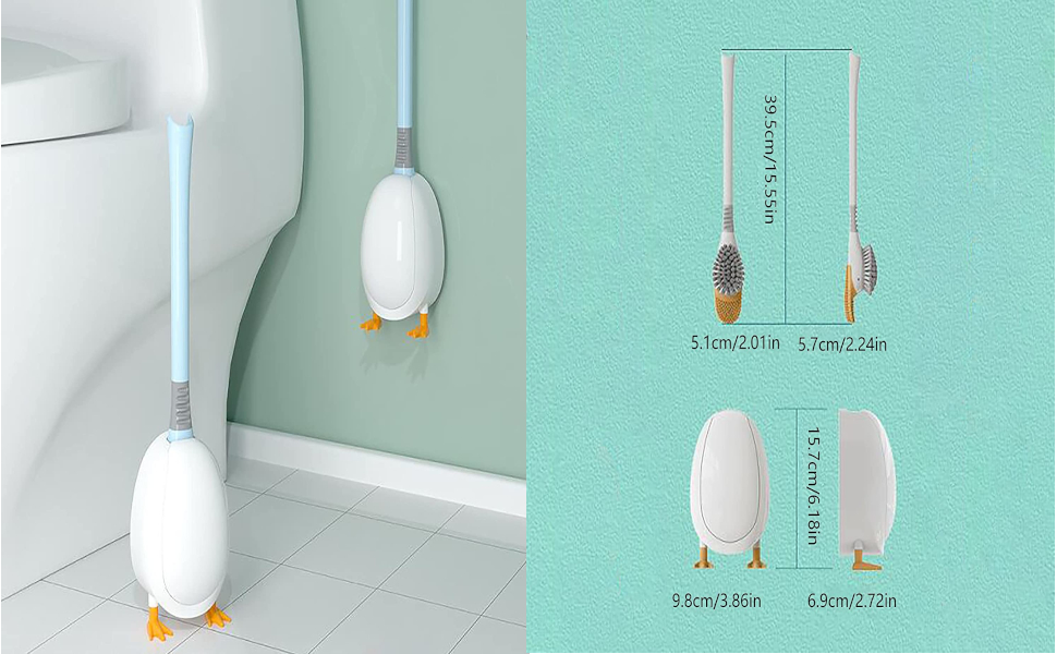 toilet brush with holder stand