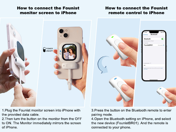 自撮りモニター Founist Vlogmate Mini iPhone iPhone用自撮りモニターFOUNIST Vlogmate mini - YouTube