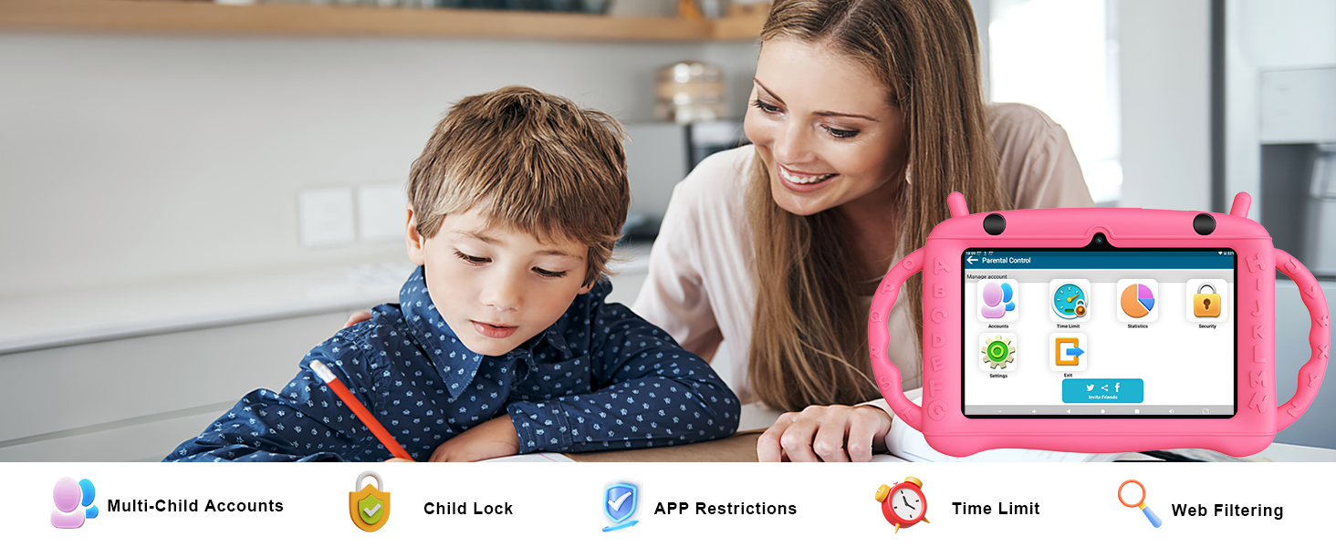 Android 12 Tablet for Kids