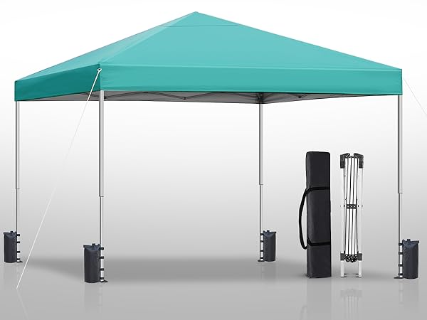 Amazon.com : Tisetrail 10x10ft Pop Up Canopy Tent - Instant