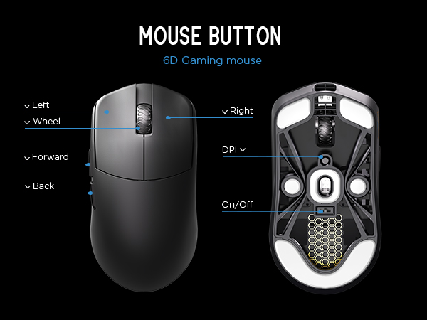 LAMZU MAYA X グレー LAMZU MAYA X Gaming Mouse