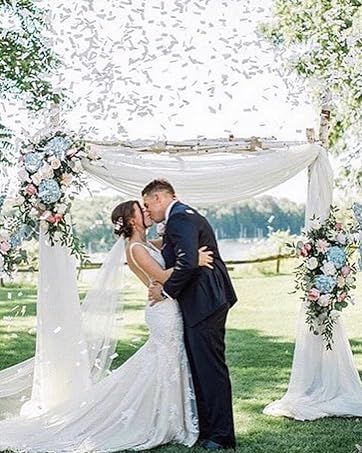 Rice paper confetti cannons