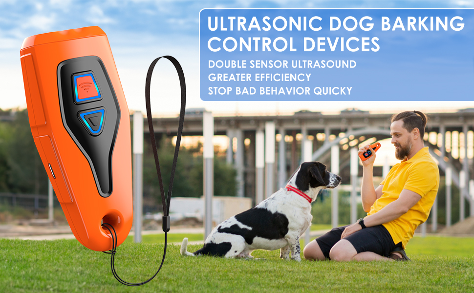 Dog Bark Deterrent Devices Ultrasonic Dog Barking Control Device Anti Bark Device for Dogs with