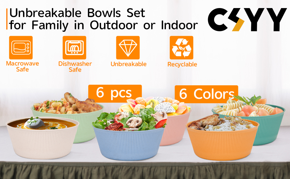 Unbreakable Salad Bowls