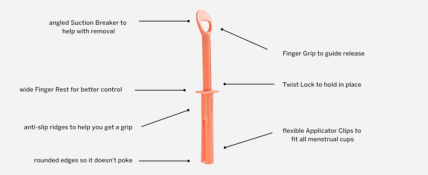 Pixie Menstrual Cup & Tampon Applicator + Period Cup