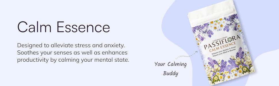 alleviate stress anxiety Soothes senses productivity calming mental State