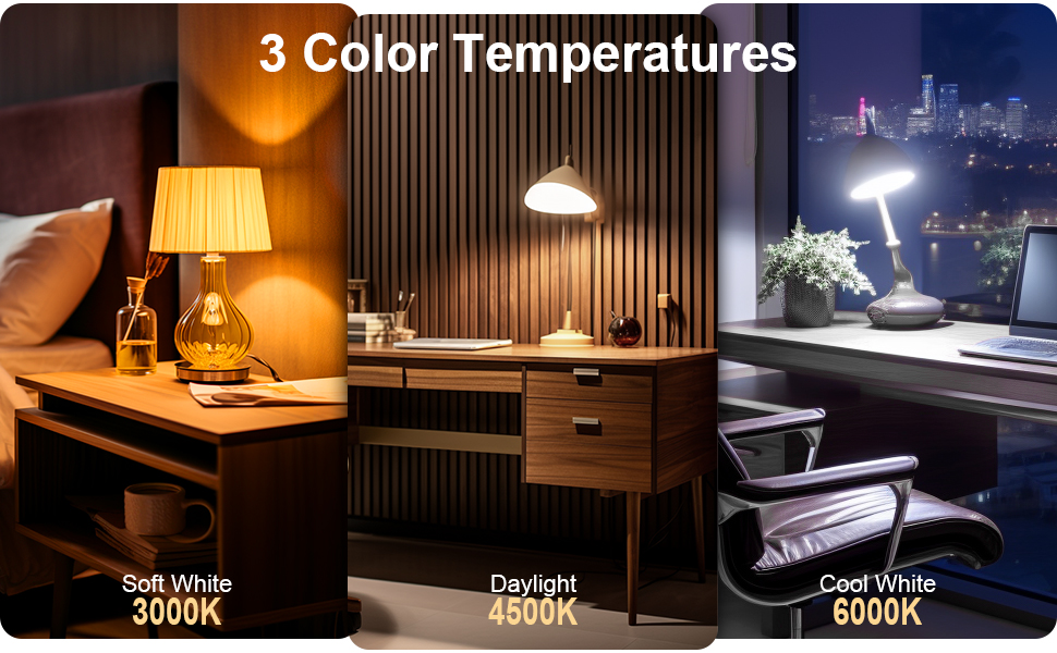 3 color temperatures