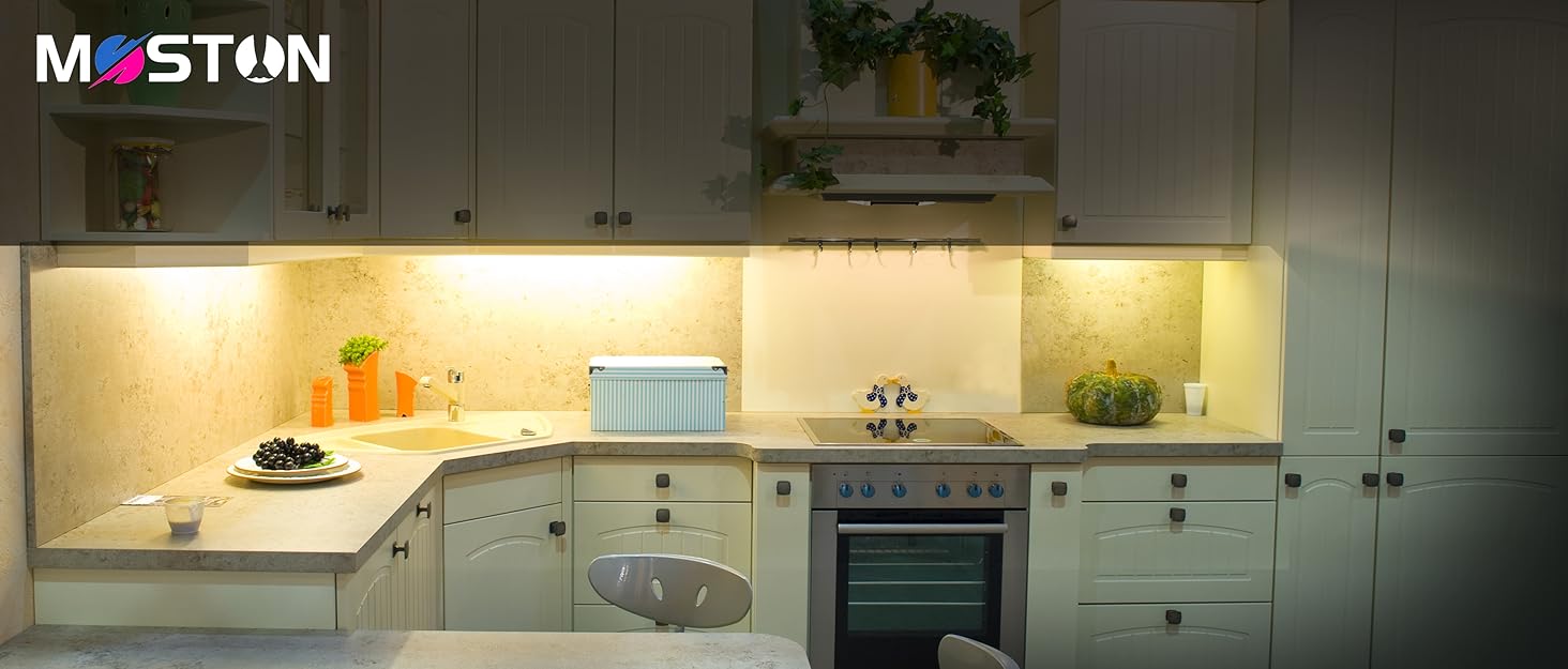 MOSTON Super Bright Rechargeable Closet Lights 78 LED Motion Sensor