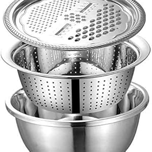 3 in 1 steel bowl