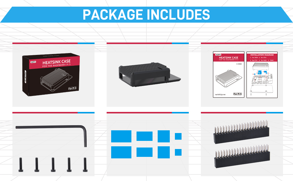 Aluminum Case for Raspberry Pi 5