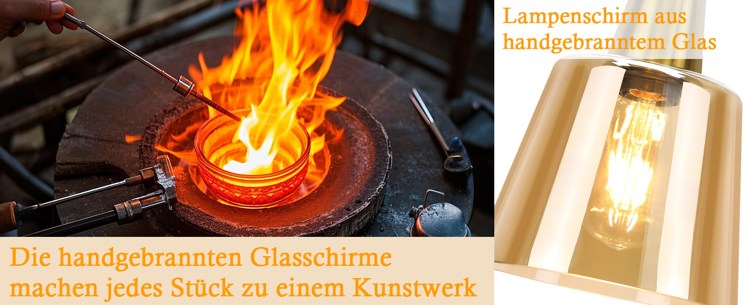 pendelleuchte glas