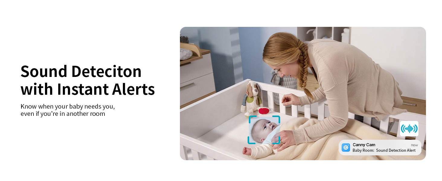 nanny camera with audio and video;smart baby monitor;indoor camera with audio;camera for baby