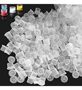 Tattoo Ink Caps - Emalla 1000Pcs Small Tattoo Ink Cups Disposable Ink Caps with Base #11MM Plasti...
