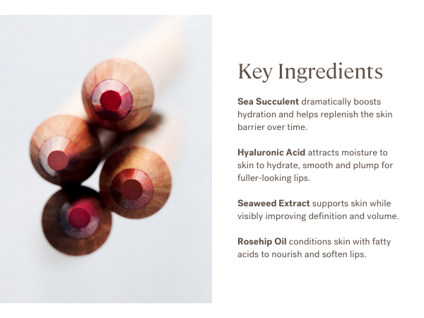 Key Ingredients: Sea succulent, hyaluronic acid, seaweed extract and rosehip oil.