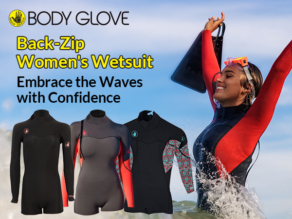 Amazon.com: Body Glove Stellar 2mm Womens Wetsuit, Back Zip Long