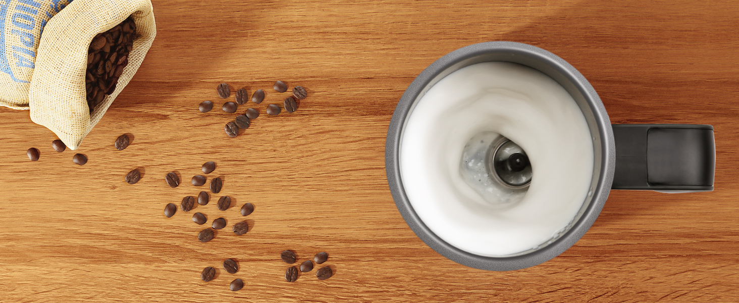 YISSVIC Milk Frothers Electric Milk Steamer Automatic 4 Functions Large