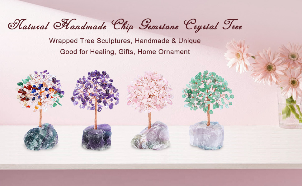 healing crystals stones gifts gemstone money tree chakra reiki balancing yoga meditation decor