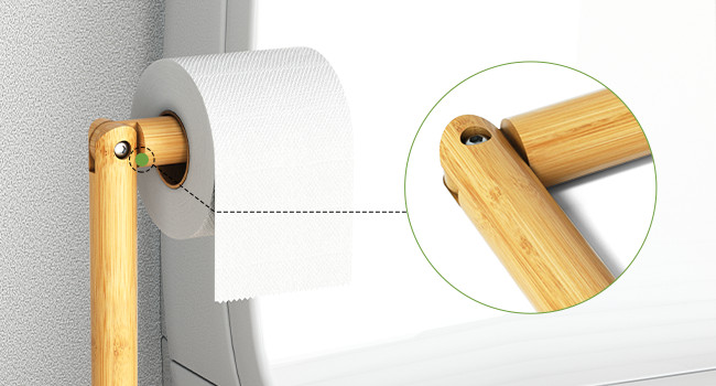 Porte-rouleau Papier Toilette Sur Pied Design www.amazon.fr