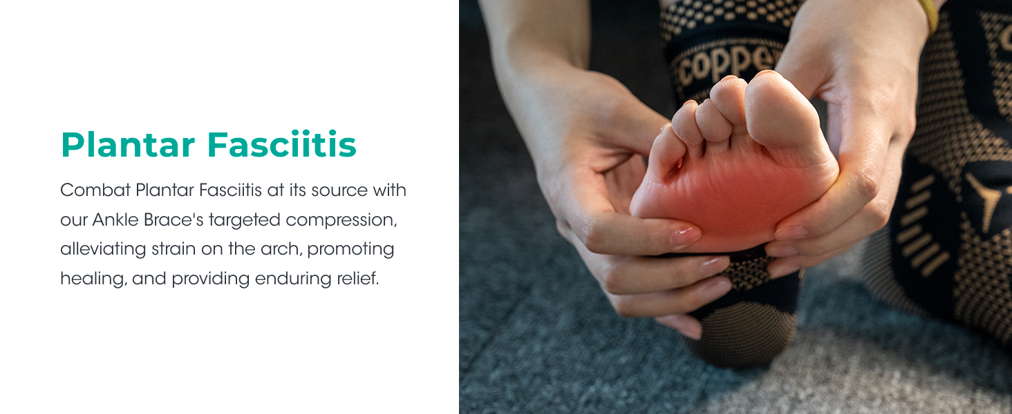 copper ankle brace support for women men ankle brace for sprained ankle ankle compression sleeve