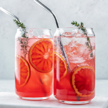 grapefruit-flavored beverage