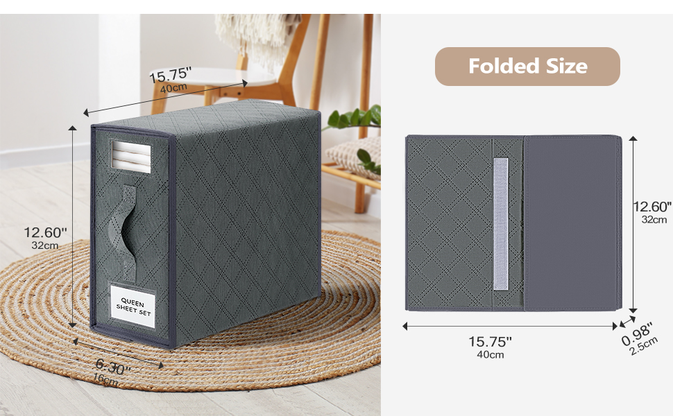 Eurhomewit Bed Sheet Organiser, Sheet Organiser for Beding Cover